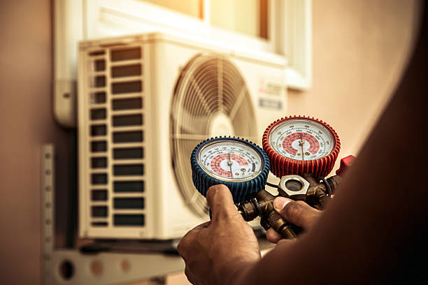 Professional Air Conditioning Service technician working in North Wilkesboro, NC